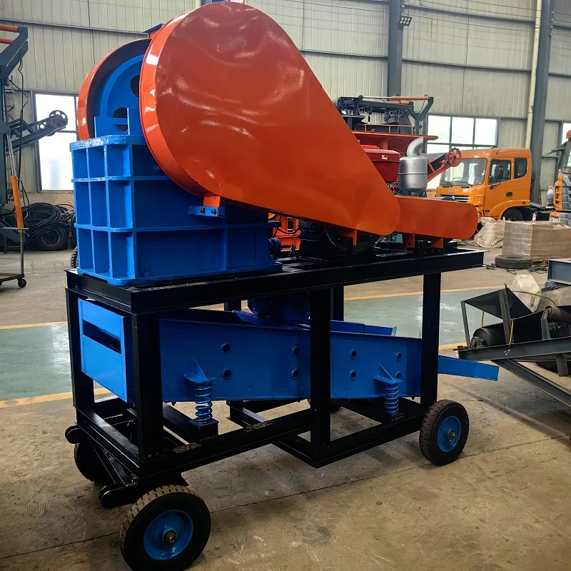 Portable New Stone Crusher Pe 150x250 Mobile Jaw Crusher With Vibrating Screen Listing