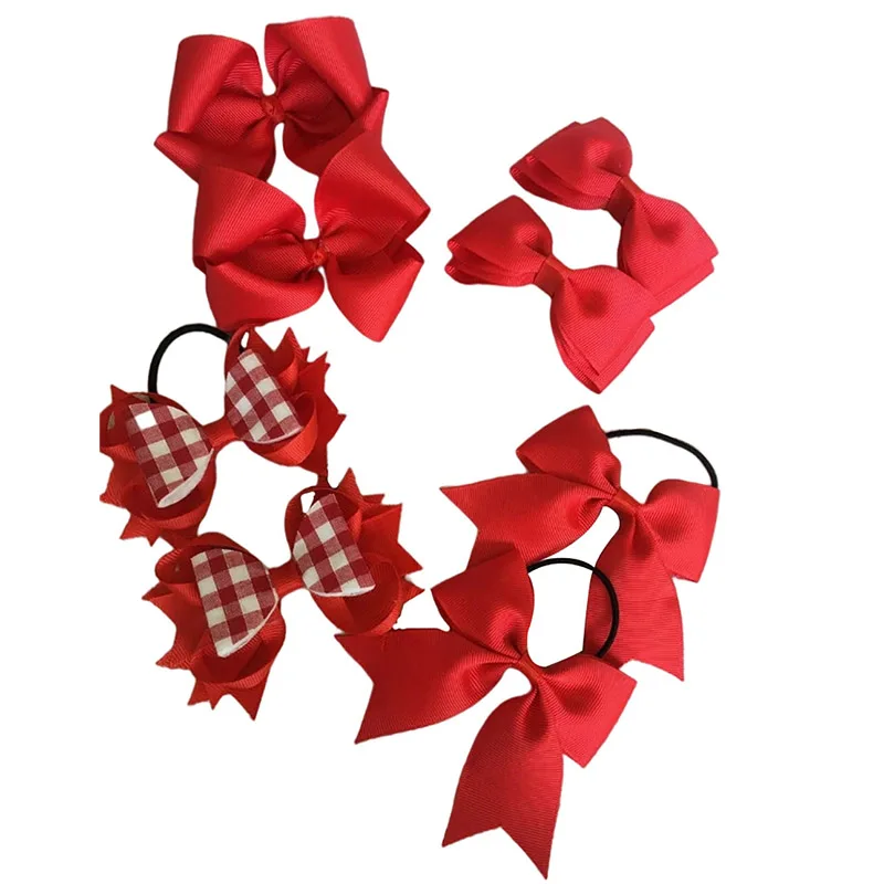 school Hair Bow sets  for uk  girl Hair Accessories clip