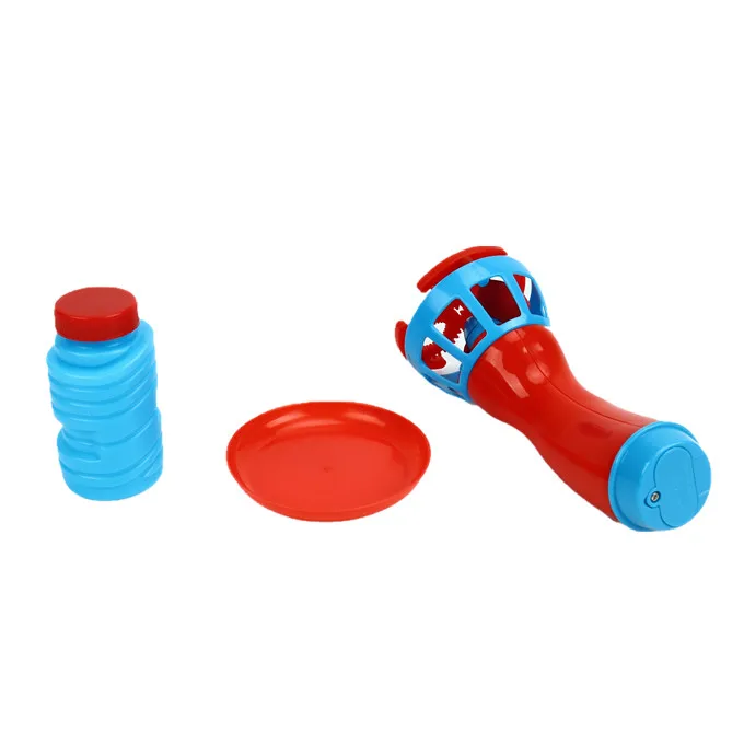 Electric Summer Outdoor 2 In 1 Fan& Bubble Making Machine Bubble Gun for Kids