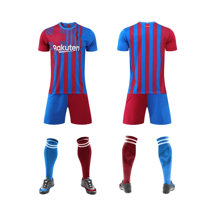 New Season 21/22 UEFA Club Men And Kid Season Customized Football & Soccer Kits Wear Jersey Set