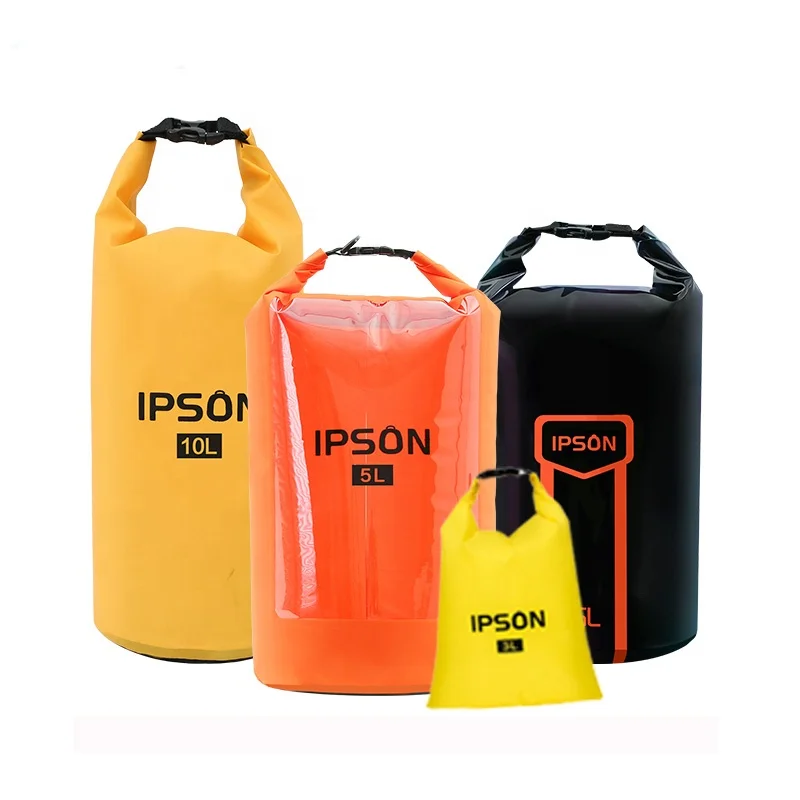 
5L 10L 15L 20L 30L Roll Top Waterproof Bag Outdoor Sports Bag Dry Sack Bag 