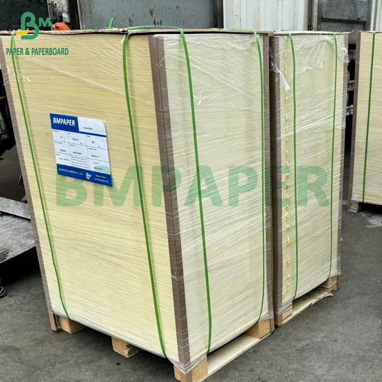 70g 75g Book Paper Sheet Format Uncoated Offset Paper White Cream Color