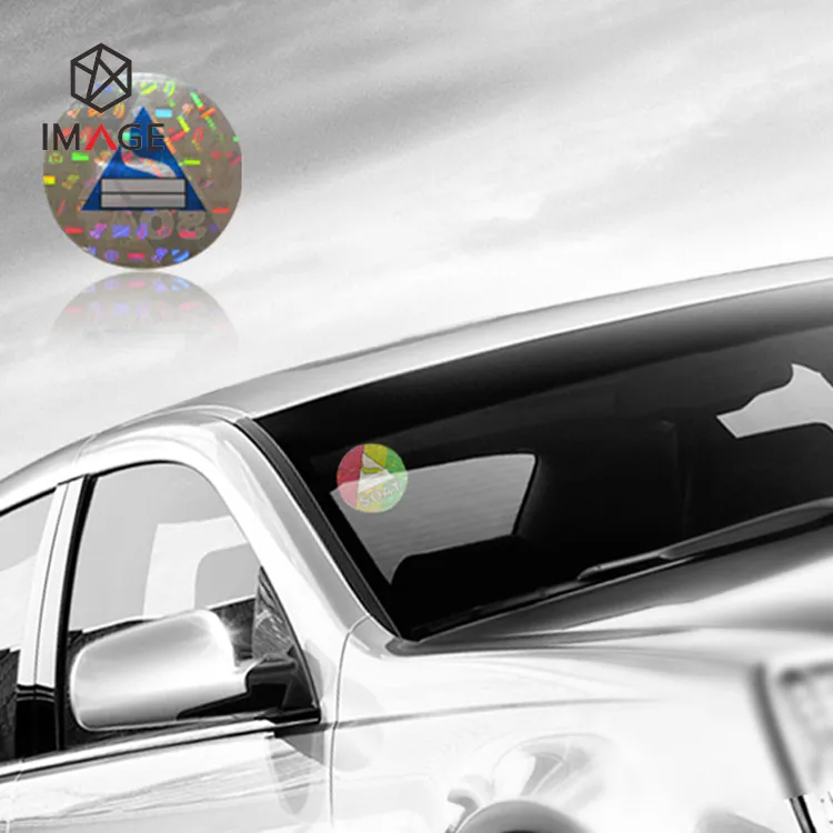 UV Protection Holographic UHF RFID Windshield Labels for Vehicle Application