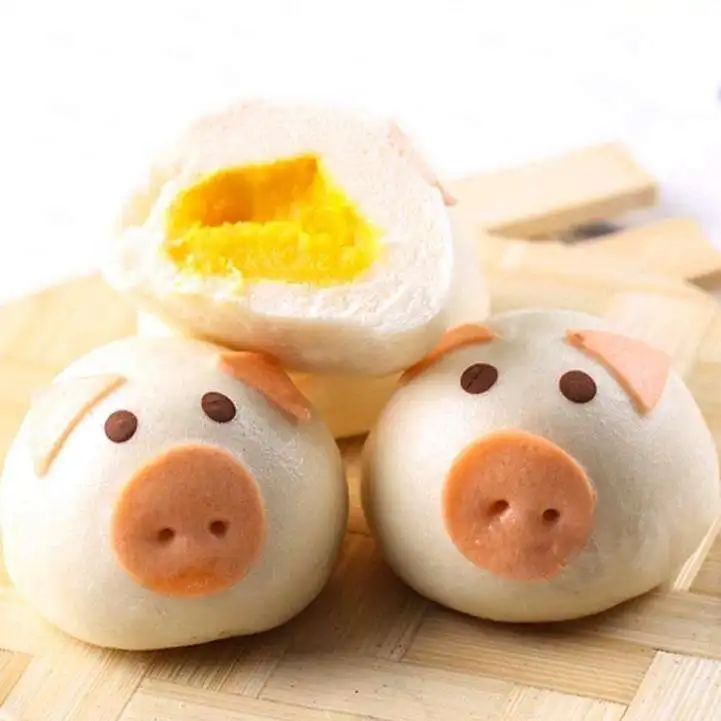 Wholesale Frozen steamed bun buffet bun utritious frozen nugget chinese bun bread