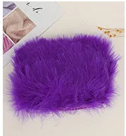 Fashion Cheap Fluffy Feathers Fringe Turkey Marabou Feather Trimming For Garment Clothing Dresses