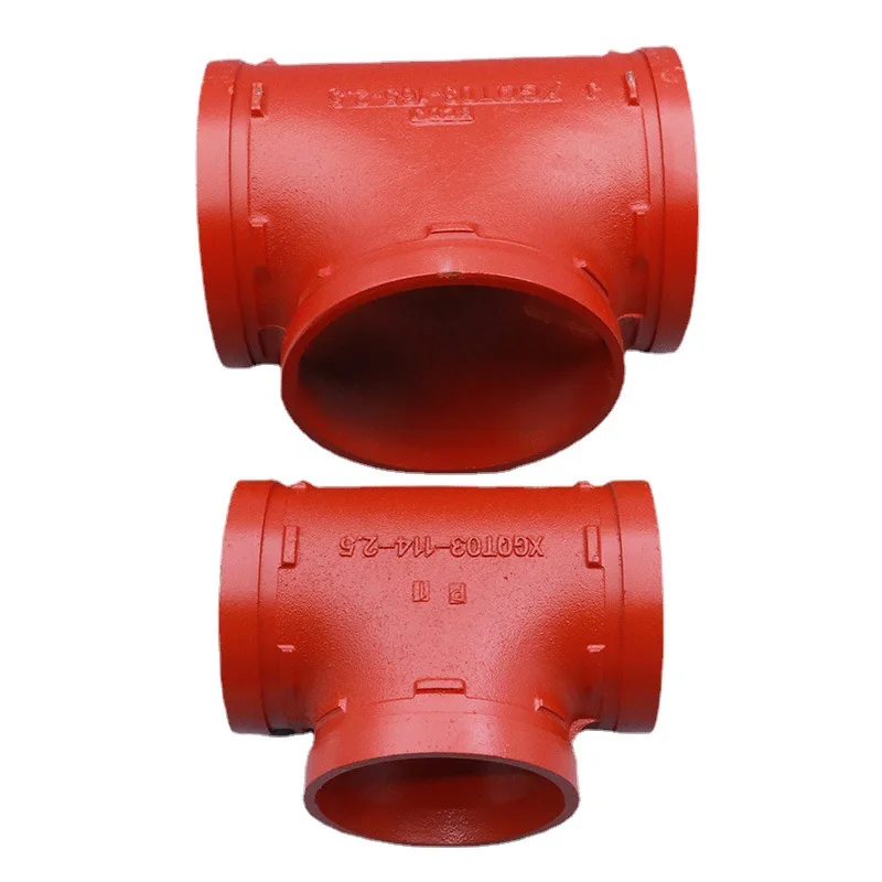 Factory Sales Ductile iron pipe fittings FM iron grooved concentric reducer manufacturer for fire fighting
