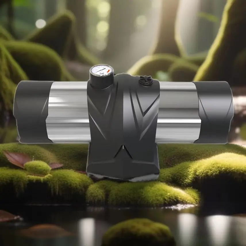 ZJ-168-6000L Ultrafiltration Central Water Purifier Stainless Steel Manual Self-Cleaning Intermediate Support Household Use