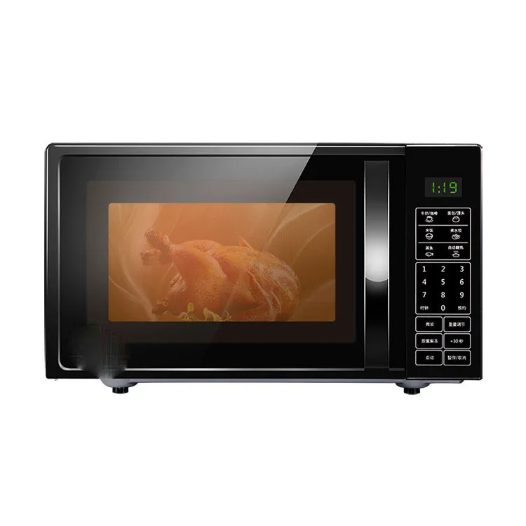 Popular 20L flatbed heating easy to clean household multifunction reservation timer microwave oven