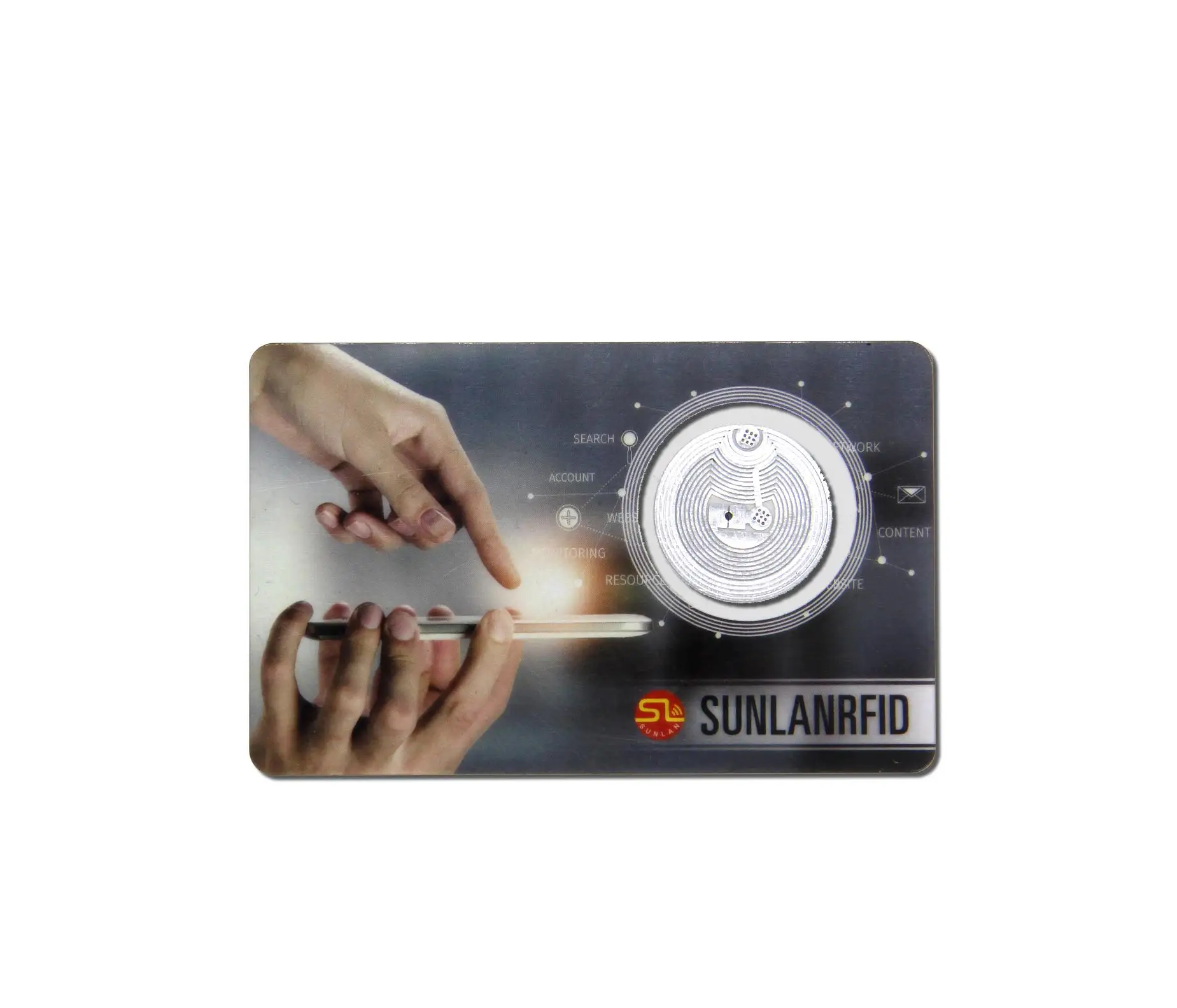 Sunlanrfid Hot Selling Ntag 213 Nfc Cards 13.56mhz Rfid Cards Pvc Smart Cards