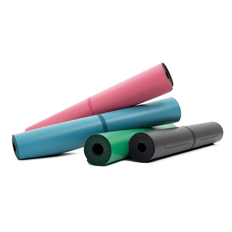 friendly custom logo anti slip buy natural cork tpe design yoga mat fitness no smell estera de yoga