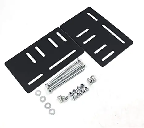 Designed to Attach Bolt-on headboard Brackets Vertical Modi -Set of 2 (Bed Frame Headboard)