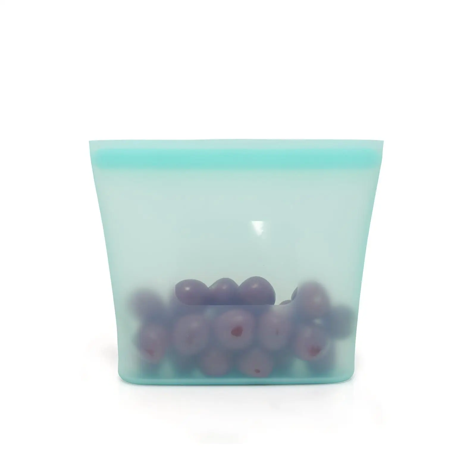 Custom Portable Food Grade Keep Fresh Container Pouch Travel Vacuum Storage Bags Set Reusable Silicone Food Bag For Packing Food