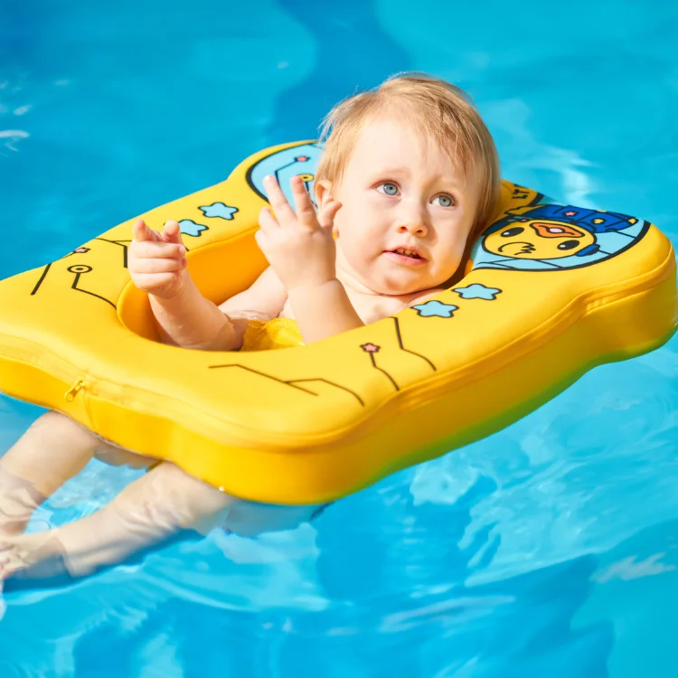 Non-inflatable baby swimming safely lying floating child swimming circle Non-inflatable baby swimming pool floating