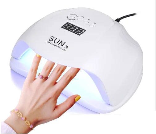 OEM ODM Professional Dual LED UV Curing Nail Lamp Quick-Dry 54W Rechargeable UV Light Manicure Pedicure Gel Polish Nail Dryer