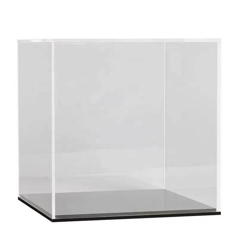 Factory price wholesale high quality transparent toy baseball basketball flower doll car model acrylic storage display box