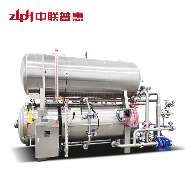 ZLPH Automatic Full Water Immersion Retort Machine Bath Sterilization Equipment