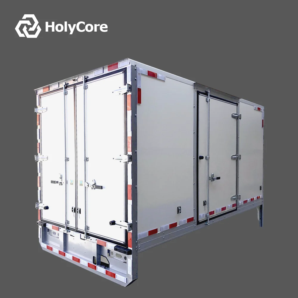 Electric Dry Freight Van Body Box Truck Body CKD Made of  Light Weight Composite Sandwich Panels