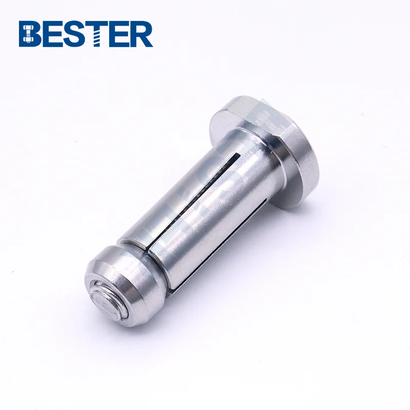 China supplier Stainless Steel 304 316 hex countersunk head type A Tpye B Sleeve Expansion Anchor Through hollow Bolt