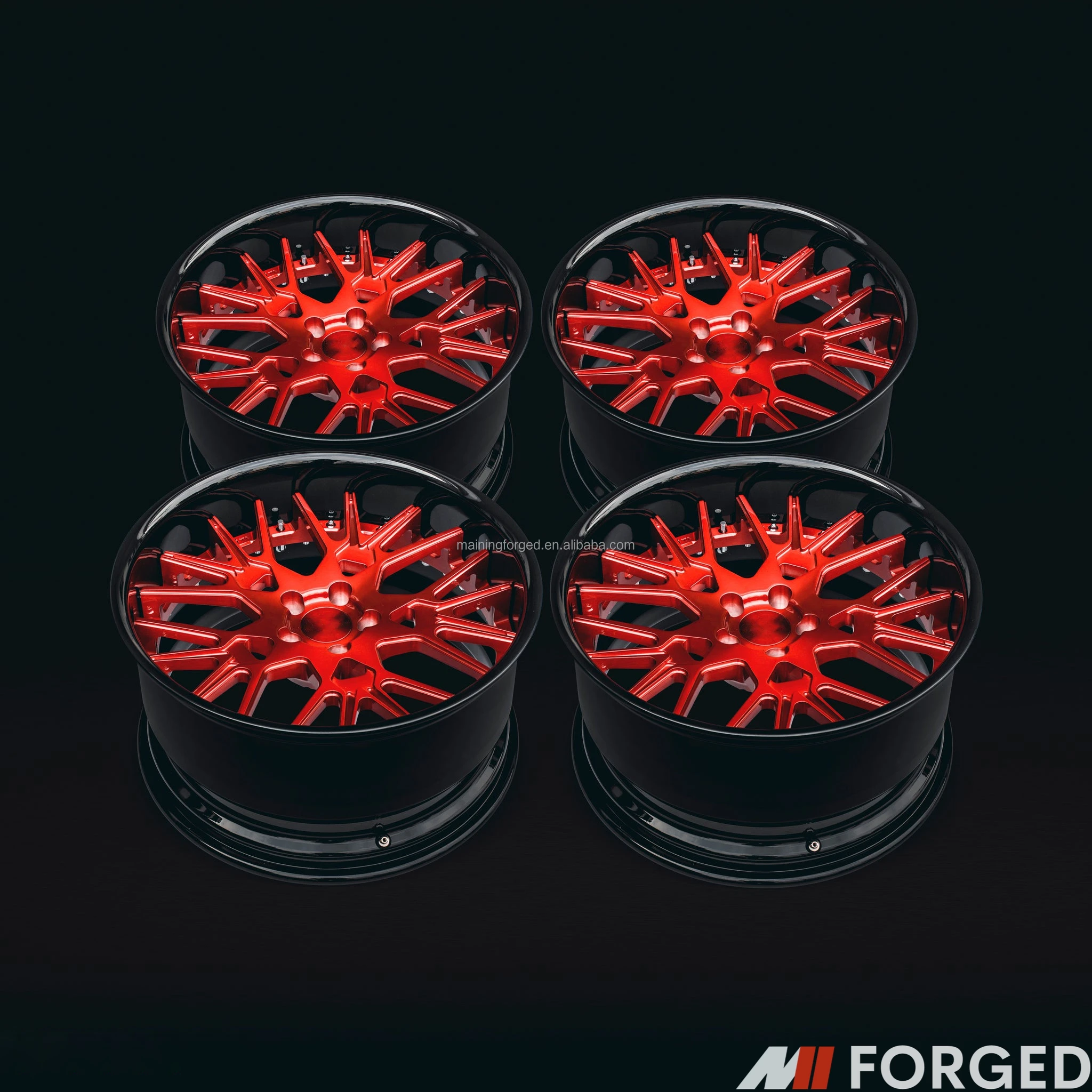 MN 19 20 21 22 Inch 5x130 5x112 5x120 Custom 2 Piece Concave Design Bronze Forged Wheels For BMW Mercedes Benz Porsche Rims