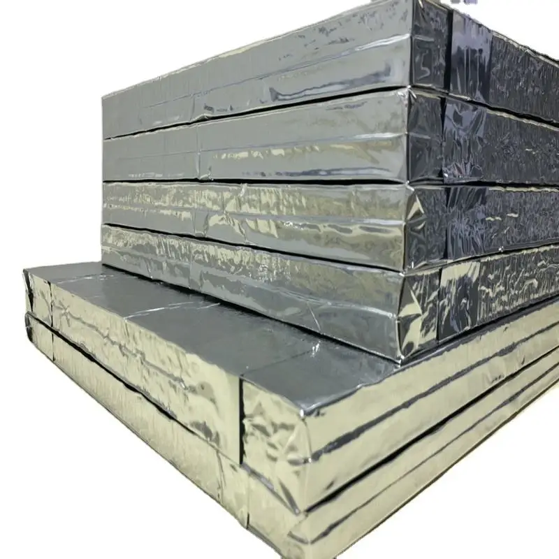 Custom Good Effect Aluminum Roof Rock Wool Insulated Panel Fumed Silica Vacuum Insulated Panel
