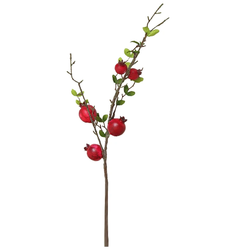 Decorative plastic artificial fruit grapes pomegranate