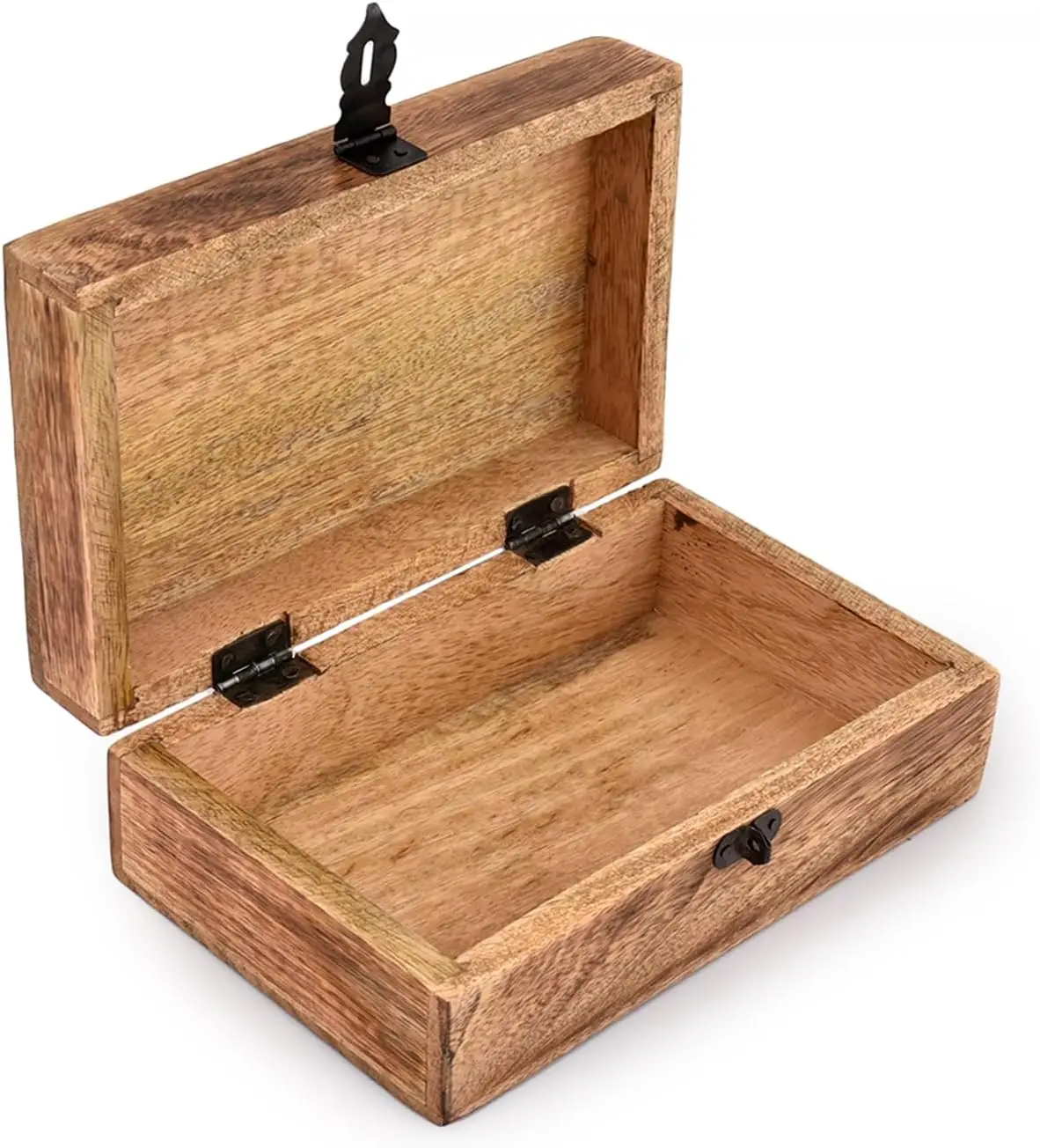 Handmade Mango Wood Tree of Life Engraving Beautifully Keepsake Box Jewellery Organiser Unique Gift Ideas for Men & Women