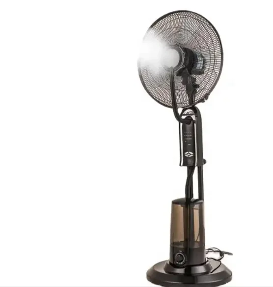 Factory direct supply 16 inch cooling humidifier fan water mist standing fan