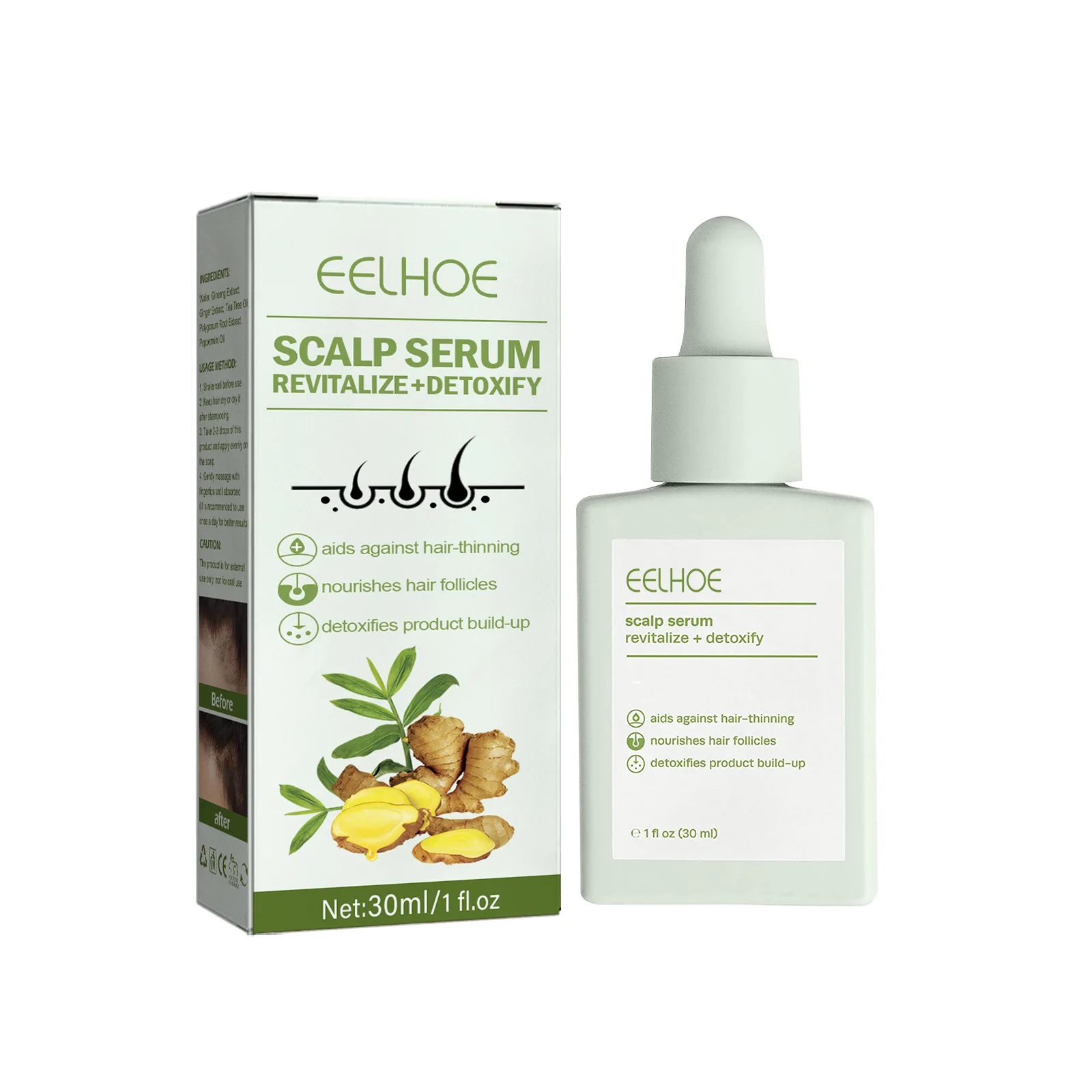 wholesale moisturizing hydrating hair serum scalp serum hair scalp ampoules serum