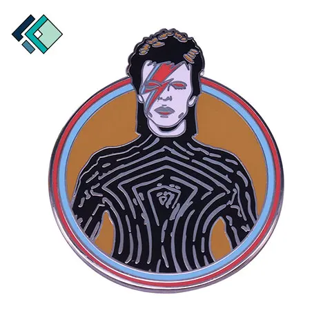 Novelty Punk Style Enamel Lapel Pin Set Cool Rock Music Soft Enamel Badges Brooches Custom Music Theme Badges