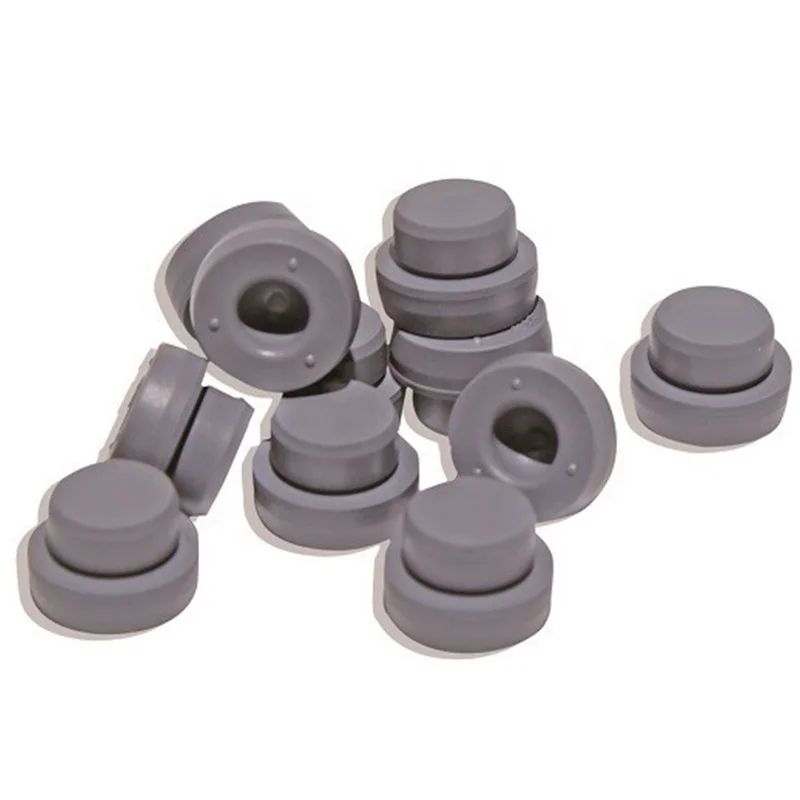 Medical 13mm 16mm Open Type Close Type Cap Rubber Stopper For Vacuum Blood Collection Tube