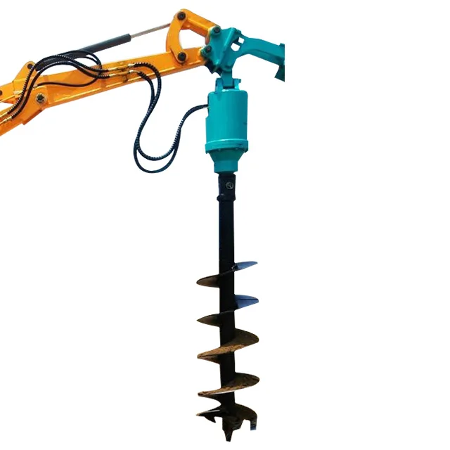 Earth auger drill for mini excavator