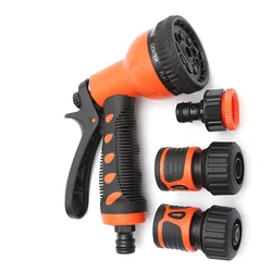 Multi Function High Pressure Spray Nozzles Gun Combo Sets Garden Water Guns For Expandable Garden Water Hose