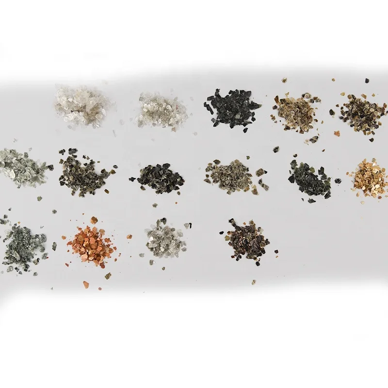 Muscovite Biotite Phlogopite Mica for Oil Drilling Synthetic Fluorophlogopite Mica Fragments Bag Silver White Golden Dimensions