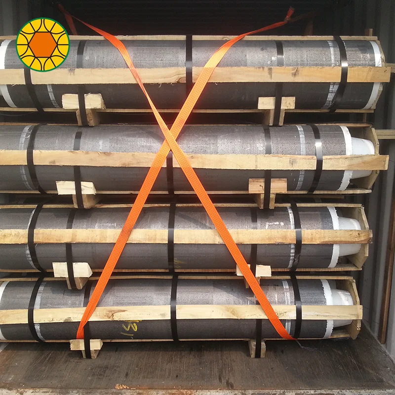 Small Steel Plant Ladle Furnace Graphite Electrode rp hp 4tpi 100 400mm 450 550