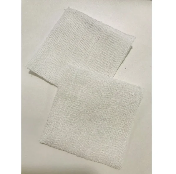 China Hotsale Custom Surgical Breathable Cotton Compress Mesh Sterile Gauze Pad Absorbent Wound Care Medical Sterile Gauze Swab