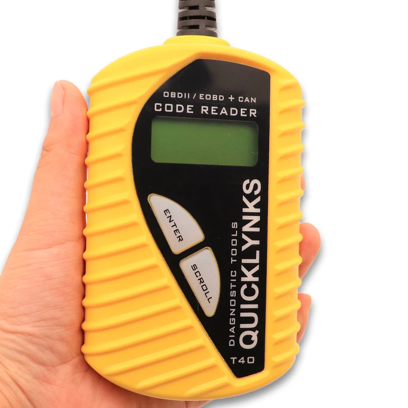 программирования/OBDII/EOBD Датчик сканирования T40 в желто-мини- каретки многоязычные