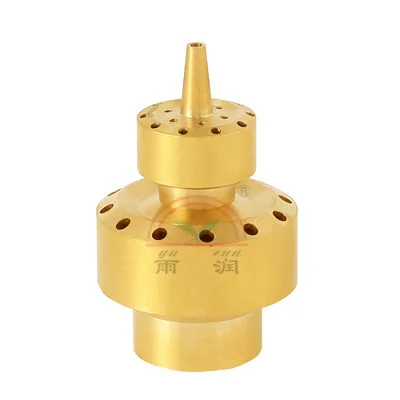 Manufacturer Supply Musical Dancing Fountain Water Spray Jet Nozzle Outdoor Copper Water Fountain Nozzles