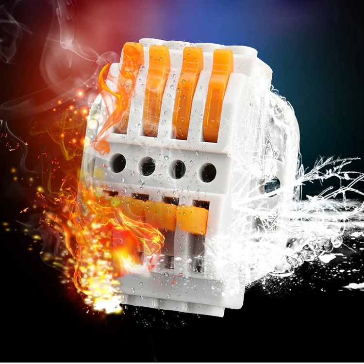 LED Strip Light Quick Wire Connecting Spring Wire Connectors Electrical Cable Clamp Terminal Block Connector