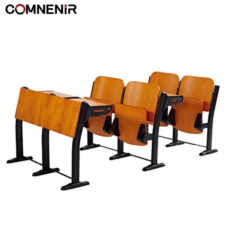 University Lecture Theatre Chair and Table Set Large Meeting Room Desk for School Education and Conference Purpose