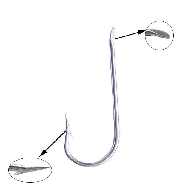 Best Selling High Quality Durable 1220 Barbed Kirby Sea Flatted Fishing Hooks