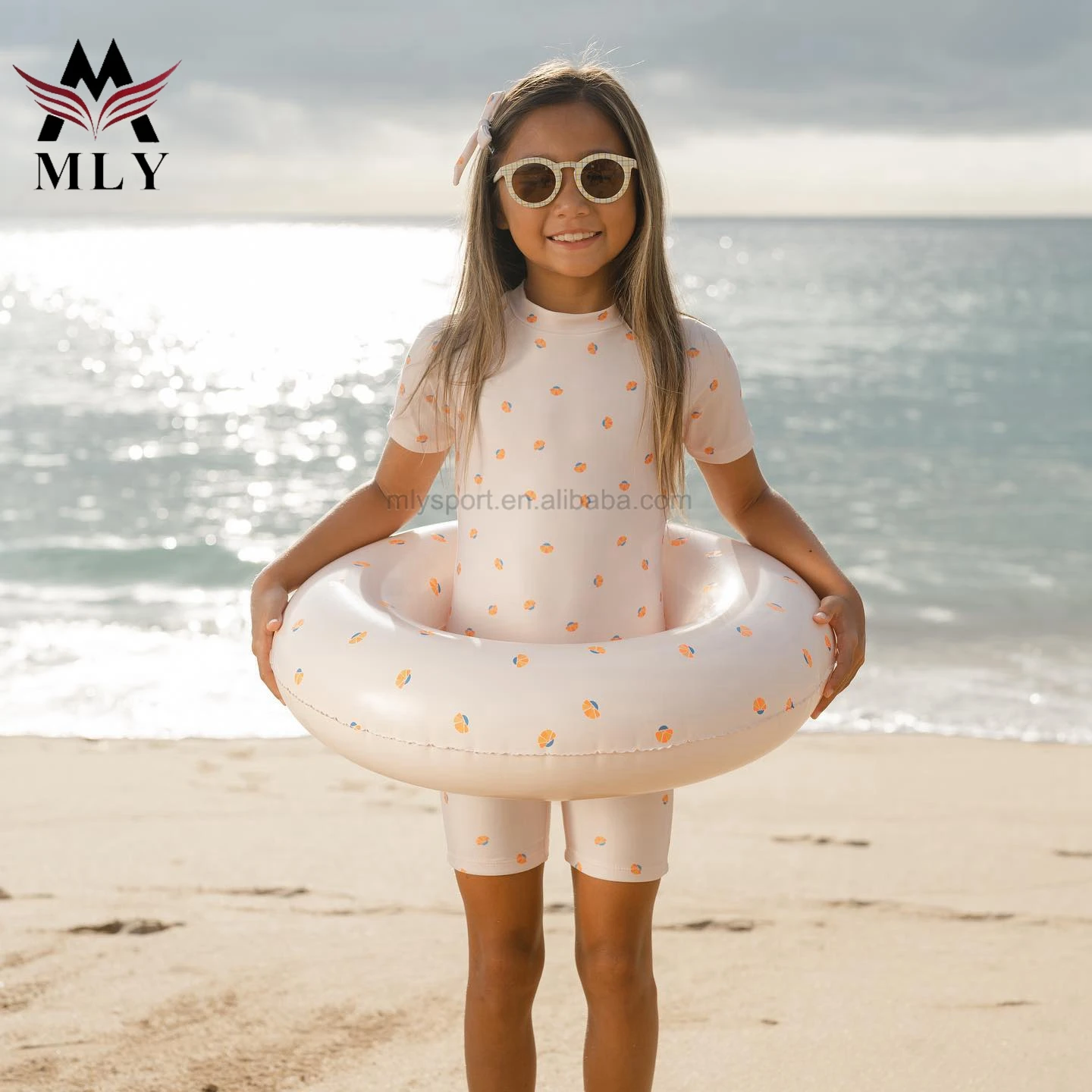 OEM custom printed bikini kids swimwear hot young children swimwear girls bathing suit