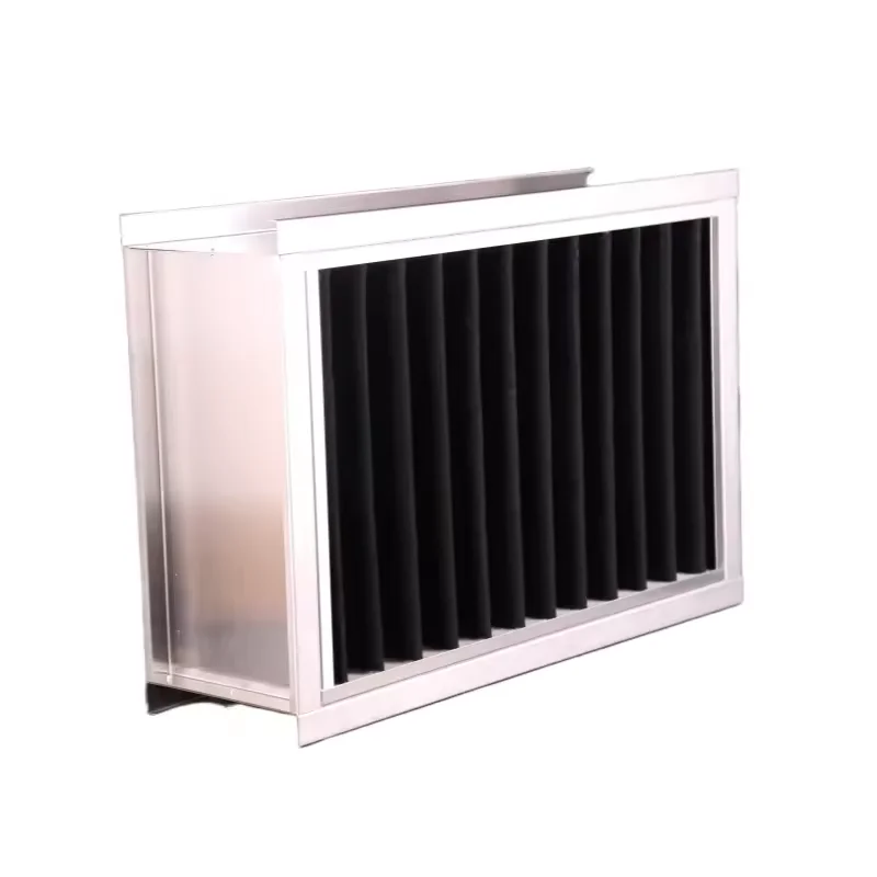 Air conditioning ventilation system industrial deodorization Flange type activated primary carbon filter