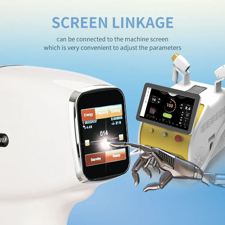 Portable CE approved professional 3 wavelength high power 600W 800W 1200W Triple wave Platinum Titanium/808 laser diode machine