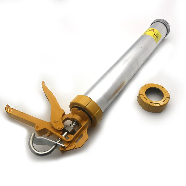 Best quality 600ml aluminum silicone sealant caulking gun