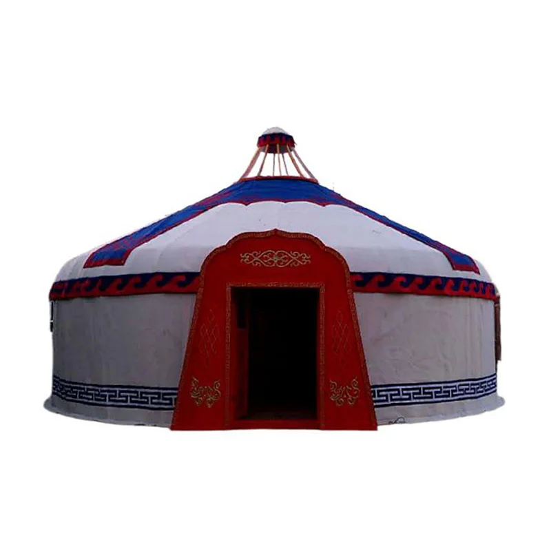 Wholesale Luna Bella Tent Glamping Base Resort Luxury Outdoor Large Camping Winter Tents Yurt 5 6 Meter Bell Tent