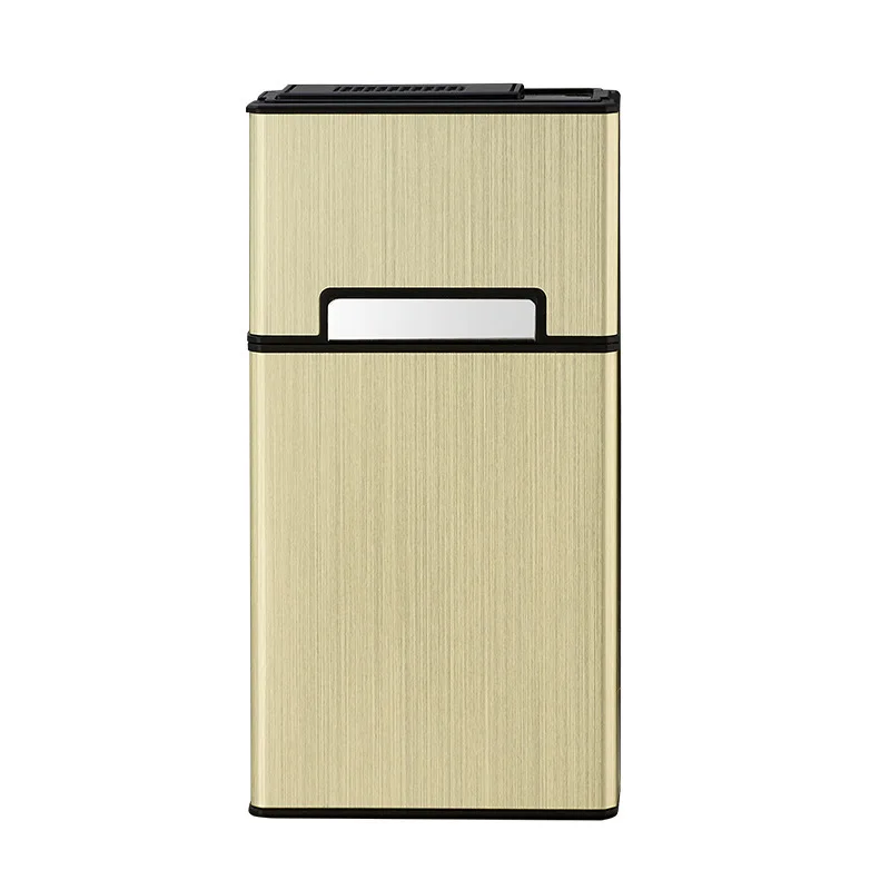 Wholesale Custom Logo 20 Pcs Metal Modular Cigarette Case With Removable  USB lighter