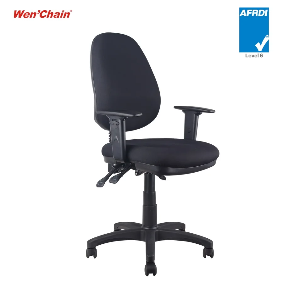 Inexpensive Comfortable Design Meeting Room Chairs AFRDI Certified Blue Fabric Tick Offical Office Task Staff Chair