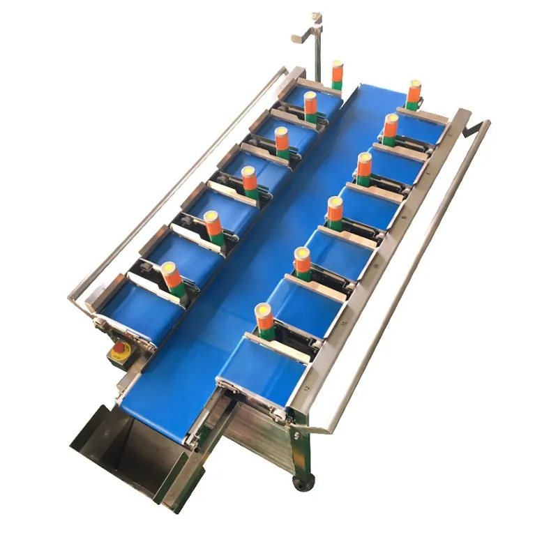 Belt type multihead combination scale suitable shrimp meat products automatic belt conveyor packaging machine