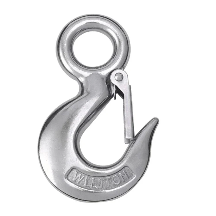 High Quality Stainless Steel Round Eye Hoist Crane/Snap Lifting Hook