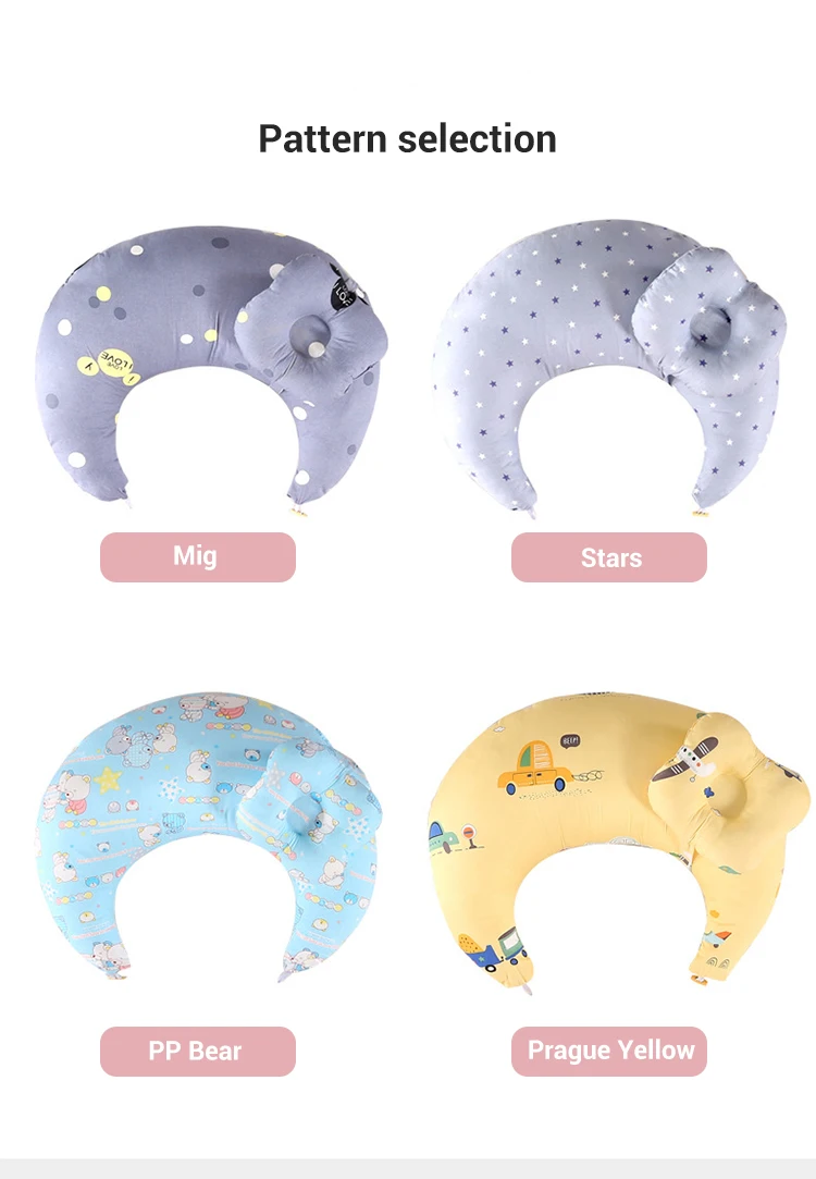 Customized Newborn U Shaped Sleeping Pillows Maternal Breastfeeding Arm Positioning Baby Pillow